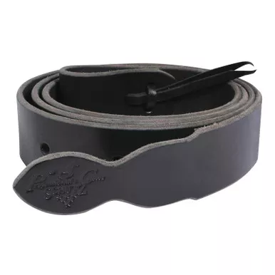 PROFESSIONAL'S CHOICE Latigo and Harness Black Leather Cinch Tie Strap (93534BLK)