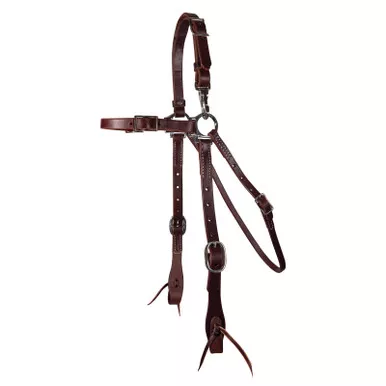 PROFESSIONAL'S CHOICE Mule Heavy Oil Headstall with Snap Crown (RH5B-MULE)