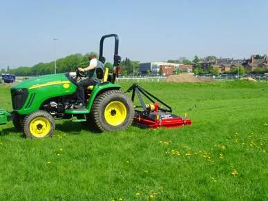 Progressive Turf Equipment Inc. Single Deck Finishing Roller Mower | Model SDR-90 | Cutting Width 90″ | 35 HP | For Tractors