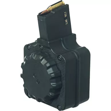 ProMag DRM-A1 Polymer Drum Magazine AR-308 .308 Winchester, Black, 50 Round