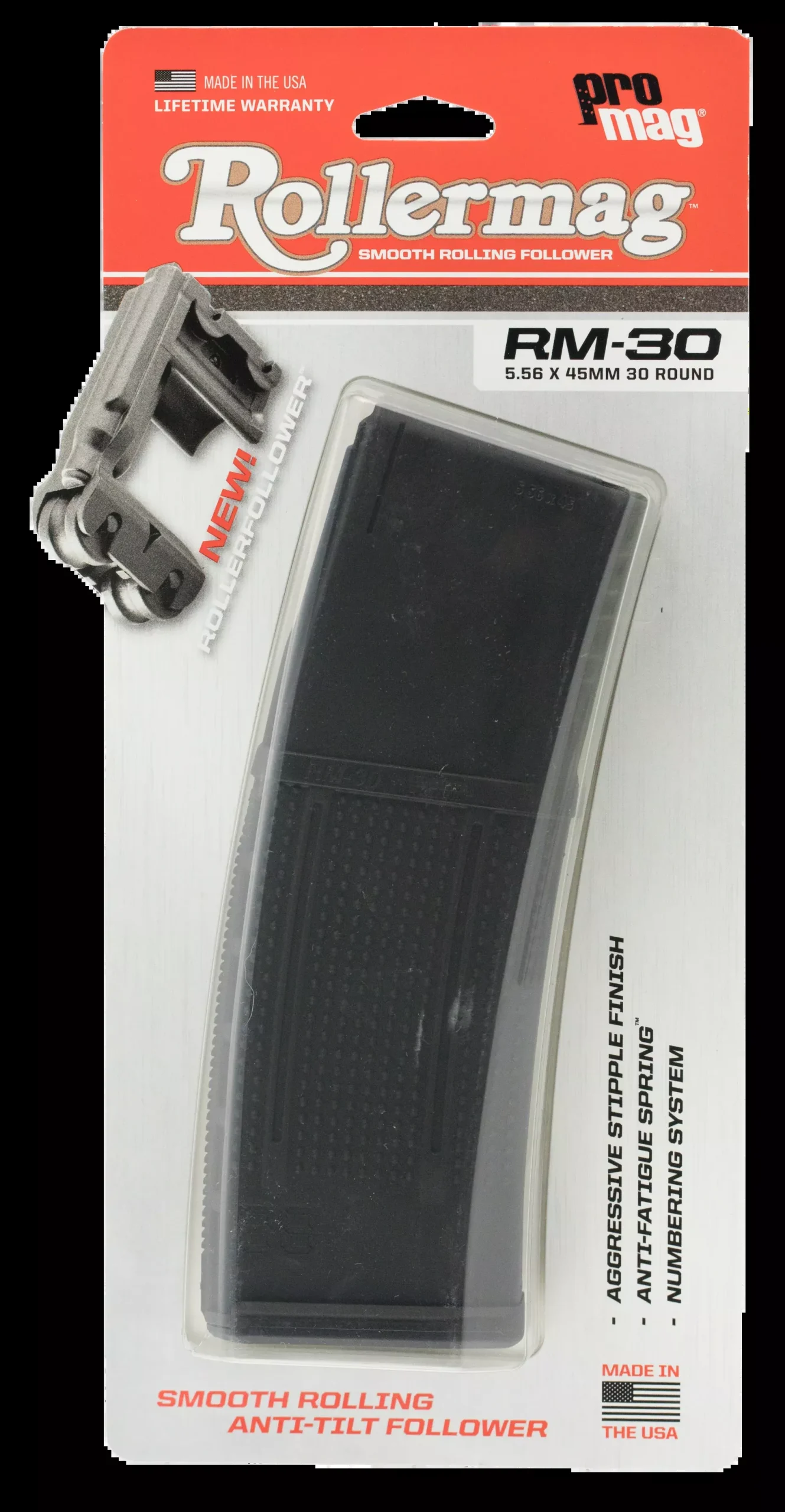 Promag Polymer Magazine Ar-15 .223/5.56mm Black 30 Rd.