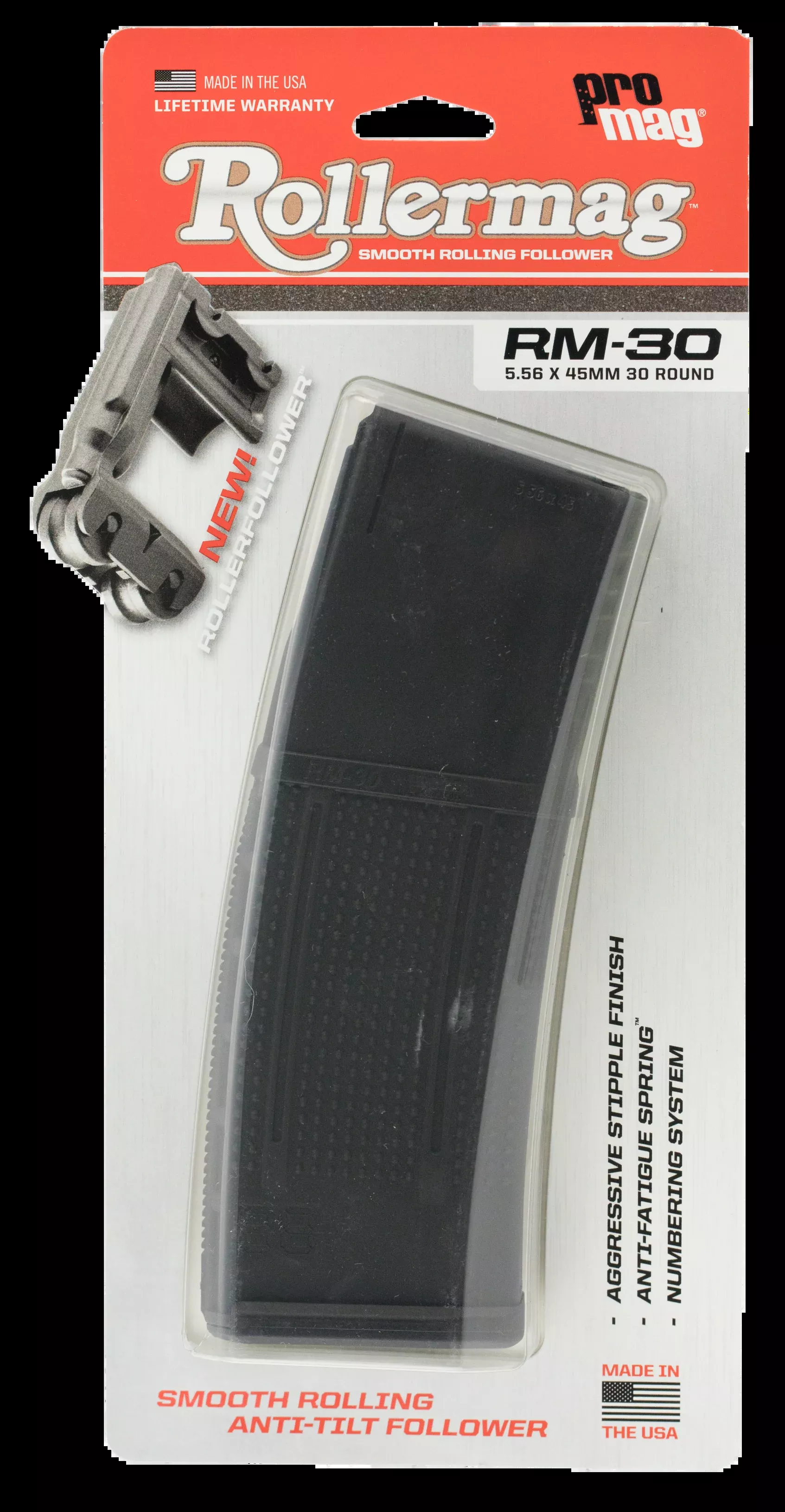 Promag Polymer Magazine Ar-15 .223/5.56mm Black 30 Rd.