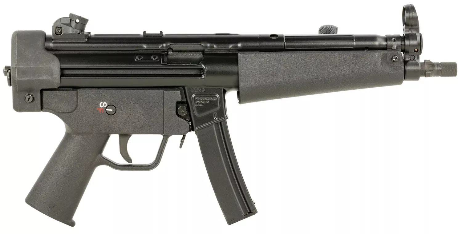 PTR 604 9CT Classic 9mm 20+1 8.86" Threaded Barrel Steel Rec Blowback Adj Drum Rear Sight Polymer Handguard/Grip Black 604