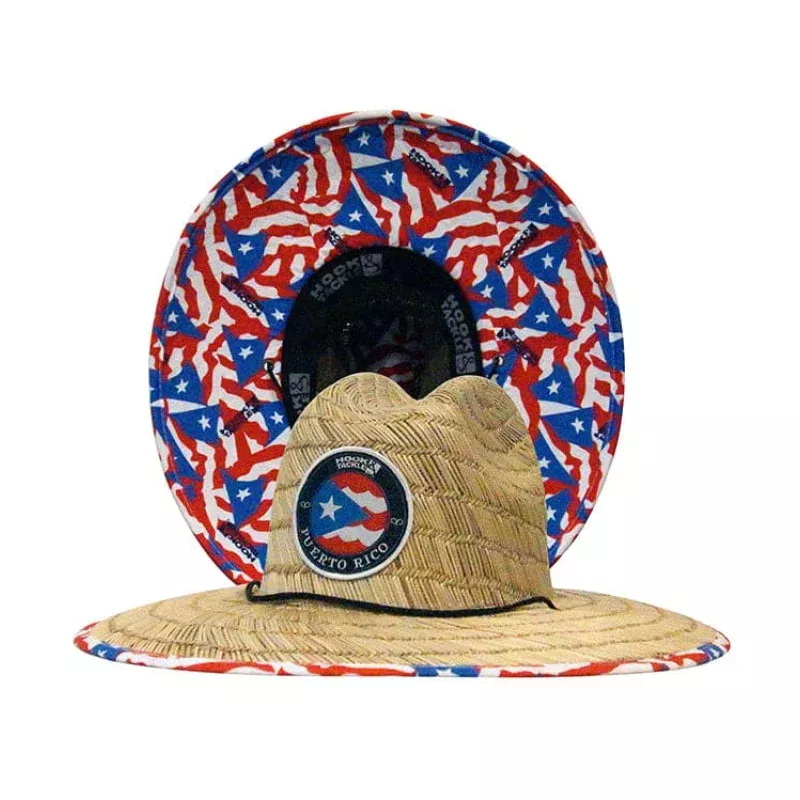 Puerto Rico Straw Hat|Natural-lifeguard|M/L&L/XL