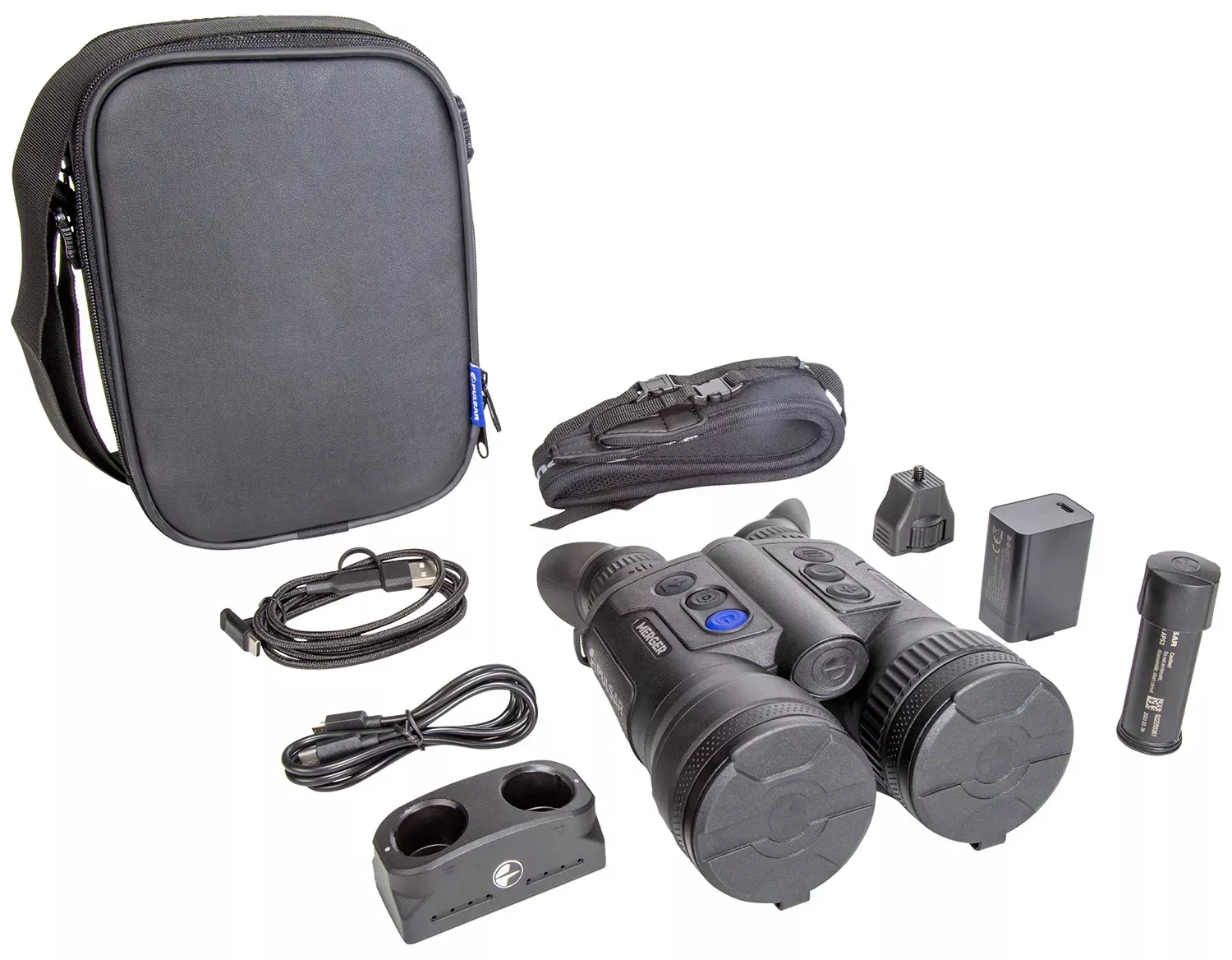 Pulsar Merger LRF XL50 Thermal Binocular Black 2.5-20x50mm