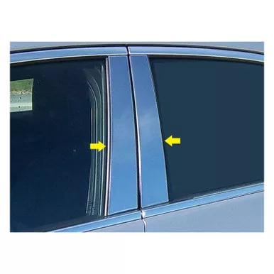 QAA 4-Piece Stainless Steel Pillar Post Trim Fits Cadillac ATS 2013-2018 (PP53235)