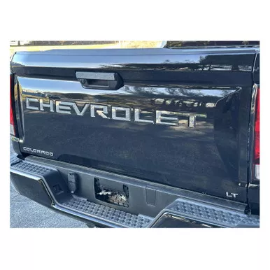 QAA 7-Piece Stainless Steel Chevrolet Tailgate Letter Insert Fits Chevrolet Colorado 2023-2024 (SGR63150)
