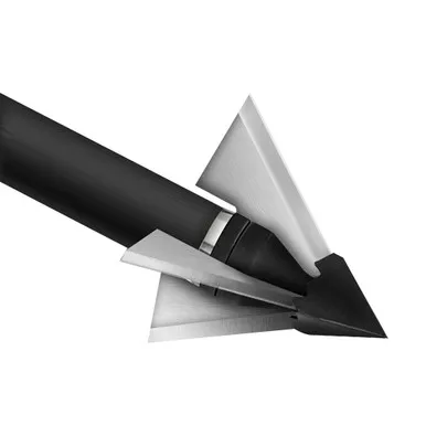 QAD BC125-F Exodus Broadheads Crossbow, Full Blade, 125 Grain, Black, 3 Pack