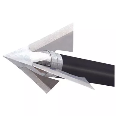 QAD BR125-F Exodus Replacement Blades, Full Blade, 125 Grain, Silver, 9 Pack