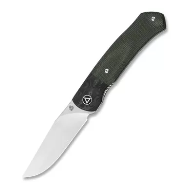 QSP 3.38in Gannet Linerlock Green Folding Pocket Knife (QS137-C)
