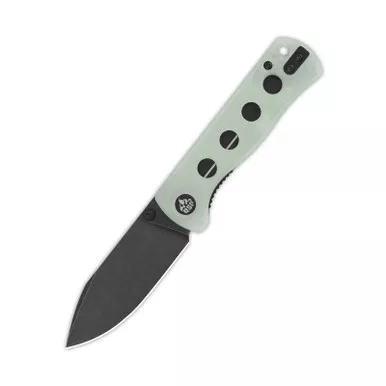 QSP Canary 2.84in Folder Linerlock Jade G10 Pocket Knife (QS150-E2)