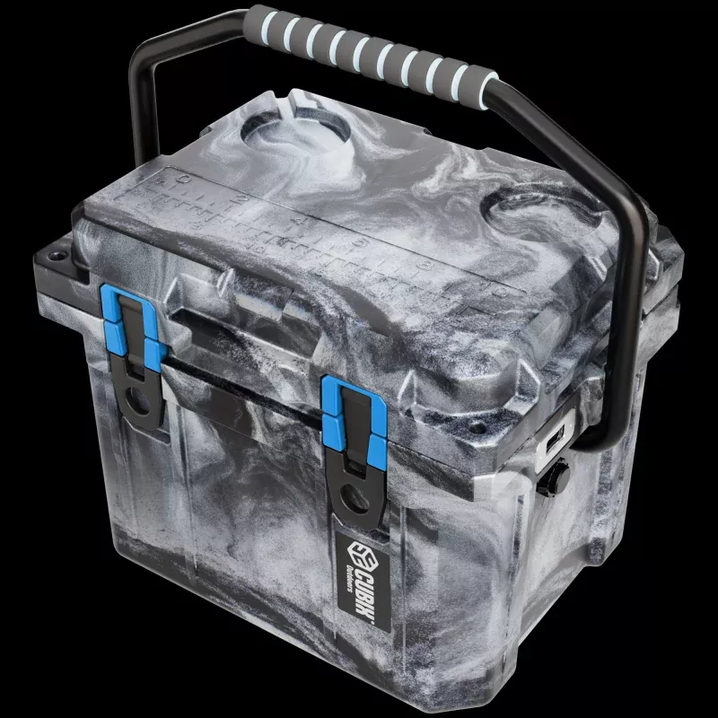 QuadraX 10QT Personal CoolerRotomolded Hard Cooler with 72-Hr Ice Retention & Lifetime Warranty