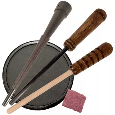 Quaker Boy 13710 Triplet Turkey Slate Call, Black