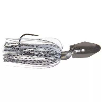 Queen Tungsten Switch Blade Vibrating Jig 3/8 Oz Black Crappie