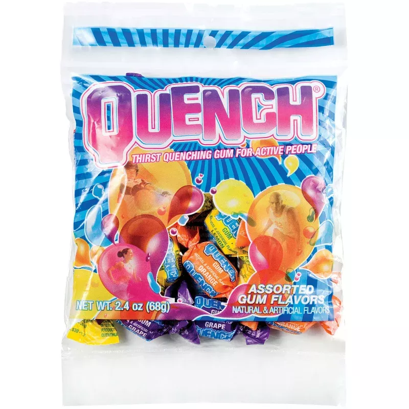 Quench Gum Assort Flavor 2.4 Oz