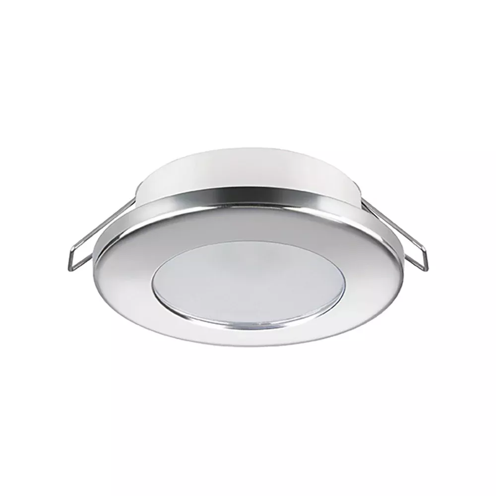 Quick Quick Ted C LED Light Stainless Steel Round Light, Round Bezel - Warm - 2W - IP40 [FASP3352X02CA00]