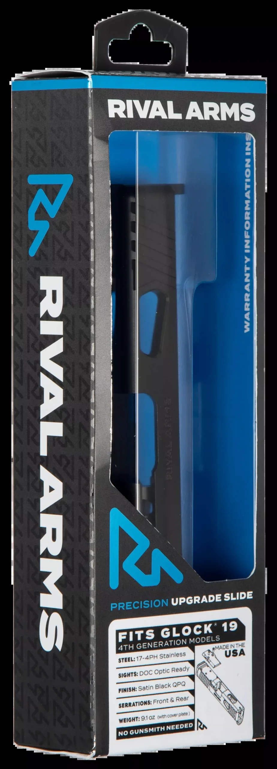 Ra Slide For Glock 19 Gen4 A1 Doc Bk