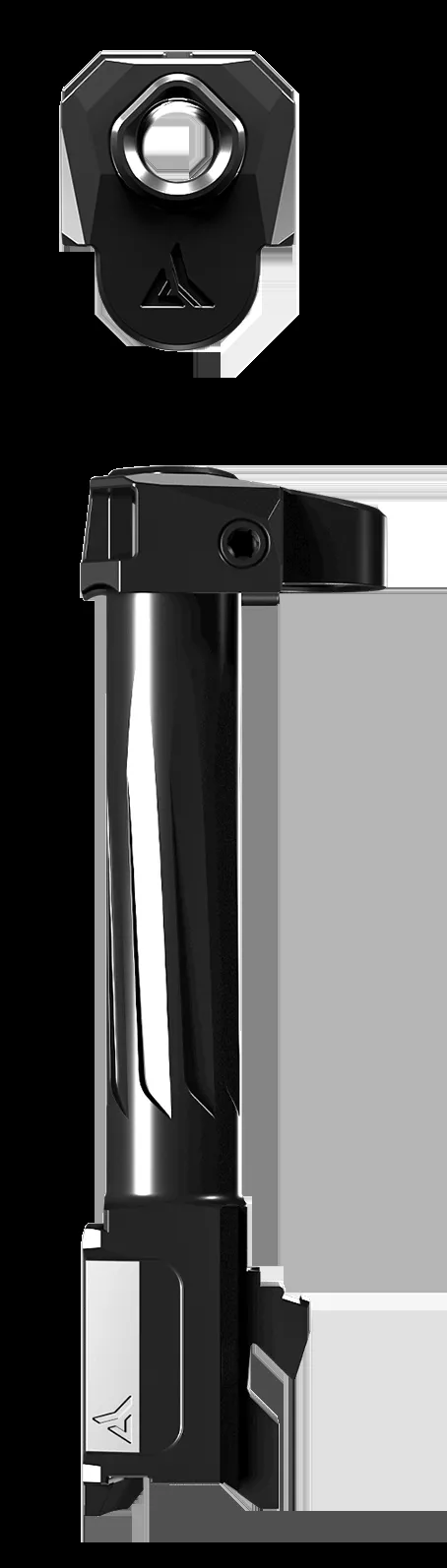 Radian Weapons Ramjet + Afterburner Combo(Barrel & Compensator) Black Fluted Stainless Steel for Glock 19 Gen5
