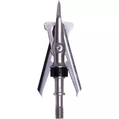Rage R60005 Hypo 2 +P Series Broadheads, 100 Grain, 1.75 Inches, Stainless, 4 Pack