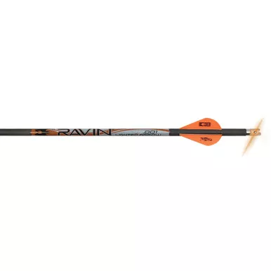 Ravin R134 Premium Lighted Crossbow Bolts, 0.001 Inches, 400 Grain, Black, 3 Pack