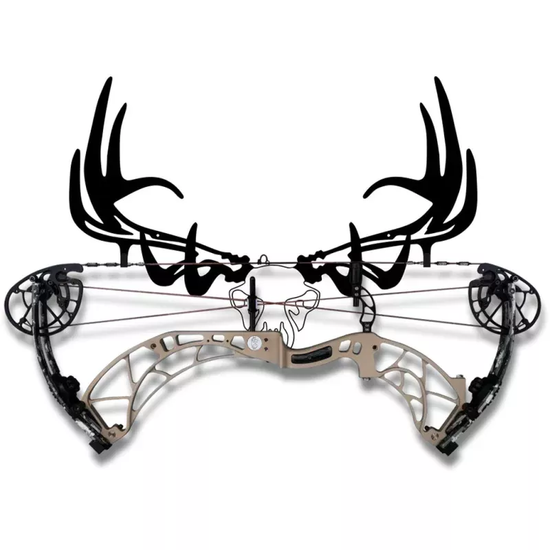 Raxx Bow Hanger Elk Skull Crossbow