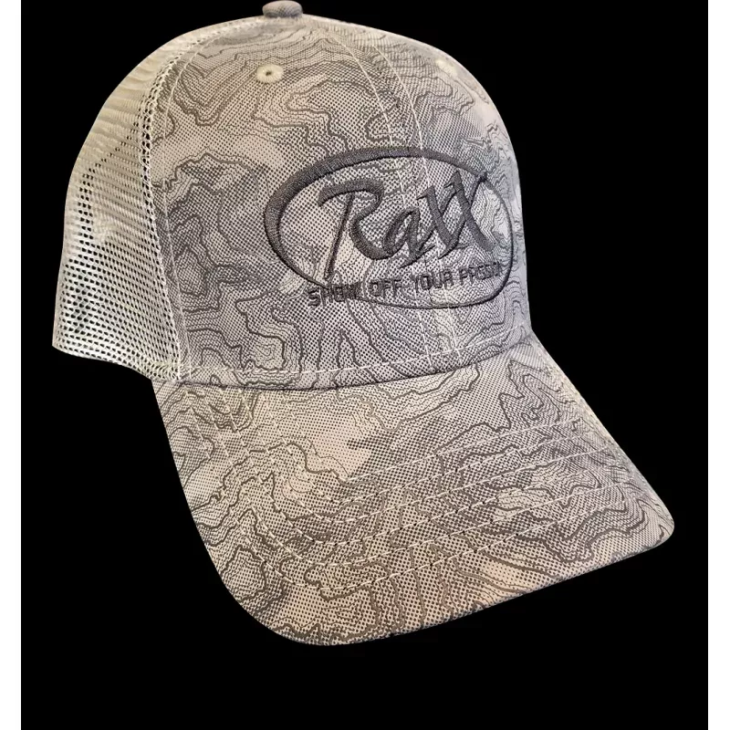 Raxx Khaki topographic hat