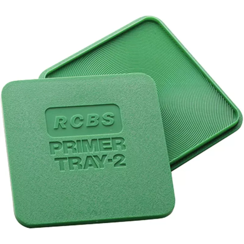 RCBS Primer Tray-2 for Large Primer Packaging – 4-inch Square Reloading Accessory
