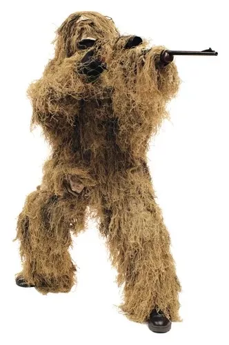 Red Rock Ghillie Suit Desert – 5 Piece Adult Medium/large
