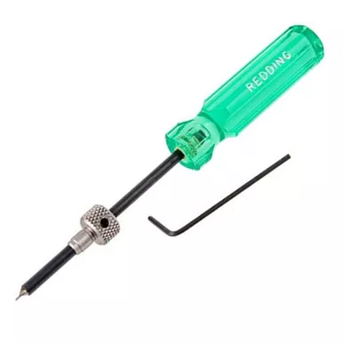 REDDING Small Flash Hole Deburring Tool with 22 cal. Pilot Stop (6110)