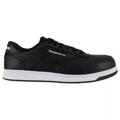 REEBOK Men's Club MEMT Composite Toe Black/White Work Sneakers (RB4157)