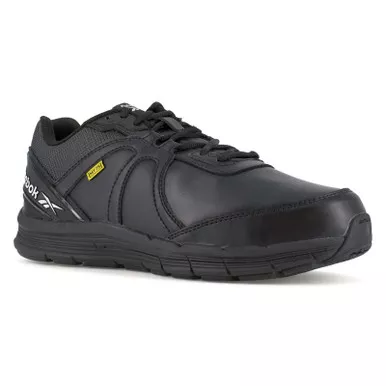 REEBOK Men's Guide Steel Toe Black Work Shoes with Internal Met Guard (RB3506)