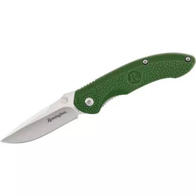 Remington 2.6" Drop Point Blade Folding Knife Green