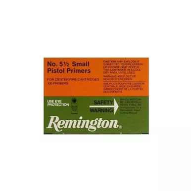 Remington Ammunition 22626 Centerfire Primers Small Pistol Mag