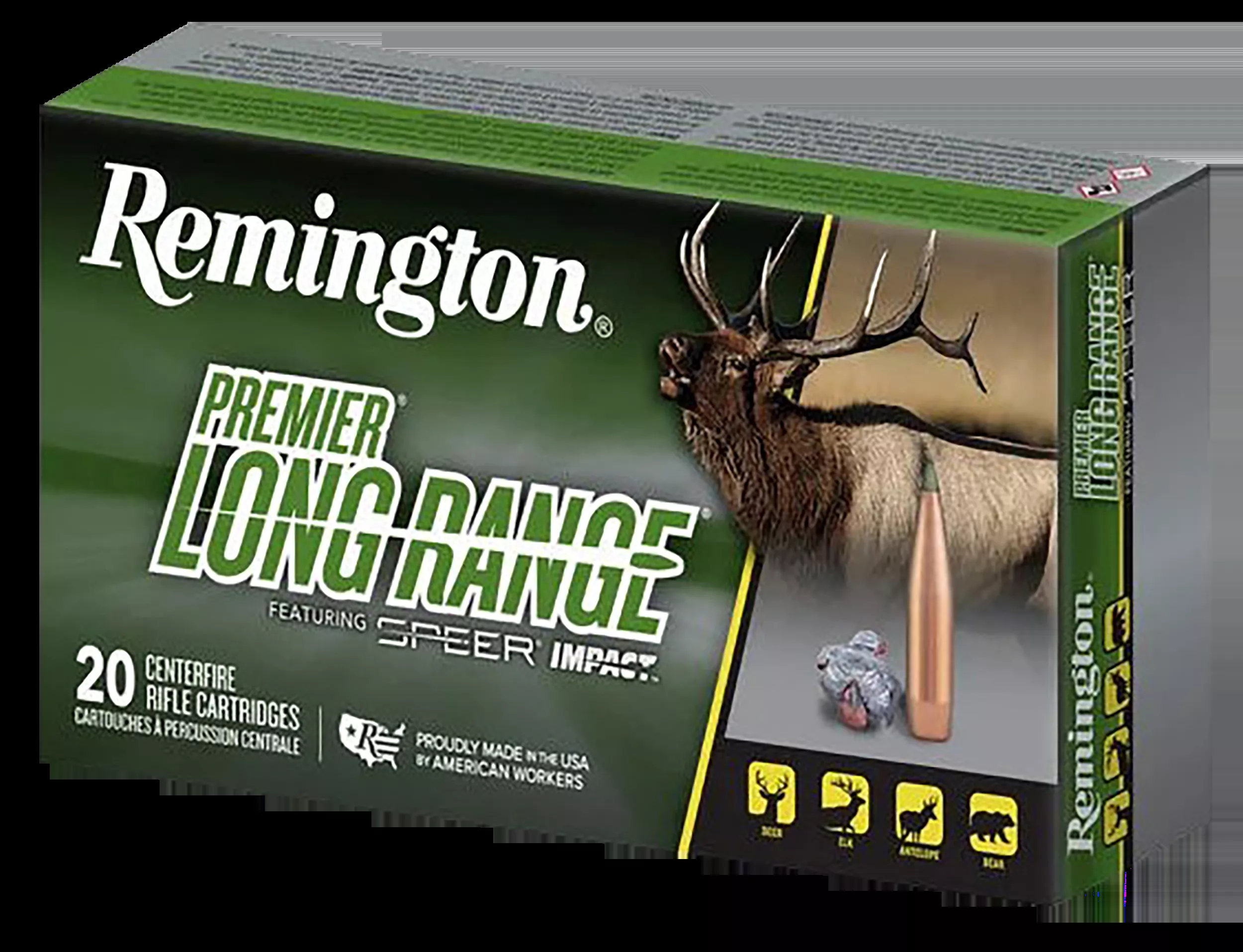 Remington Ammunition Premier Long Range6.5 PRC 140 gr Speer Impact 20 Per Box/ 10 Cs