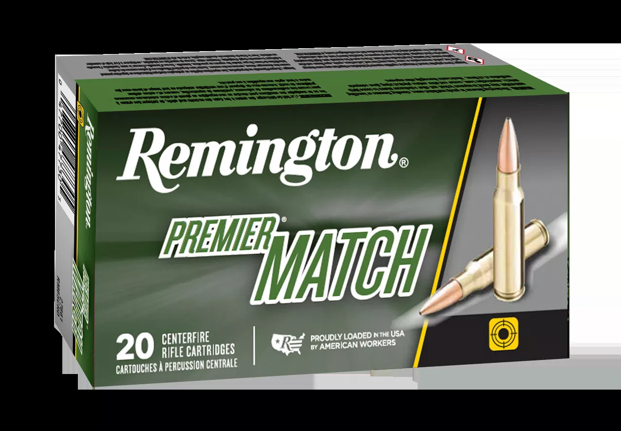 Remington Ammunition Premier Match 224 Valkyrie 90 gr Boat-Tail Hollow Point (BTHP) 20 Bx/ 10 Cs