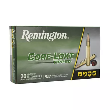 Remington Core-Lokt Tipped Ammunition 270 Winchester 130 Grain Polymer Tip 20 Rounds