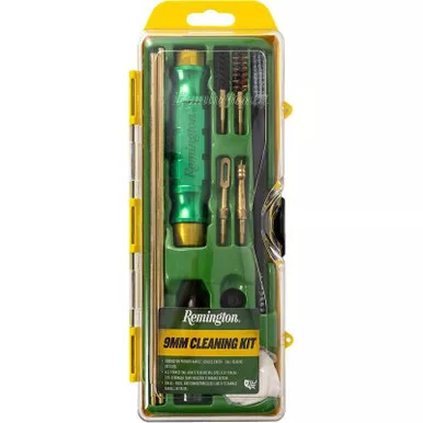 Remington R9MMCK Premier 9mm Handgun Cleaning Kit, Brass
