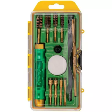 Remington RUPCK Premier Universal Pistol Cleaning Kit, All Calibers, Brass