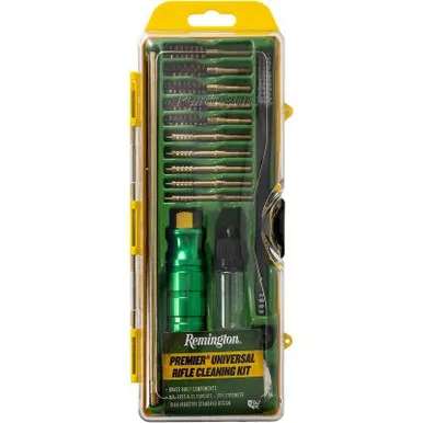 Remington RURCK Premier Universal Rifle Cleaning Kit, .22 and Larger, Brass