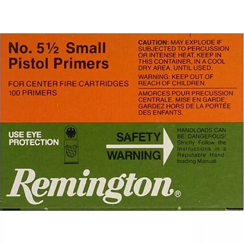 Remington Small Pistol Primers No. 5.5 1000 pk. HAZ