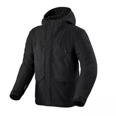 REV'IT! Men's Entropy H2O Black Jacket (FJT449-1010)