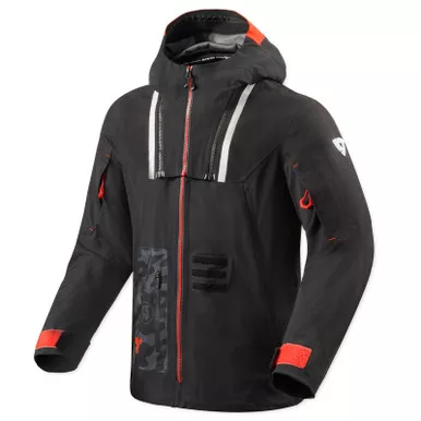 REV'IT! Men's Vision H2O Black/Red Jacket (FJT424-1200)