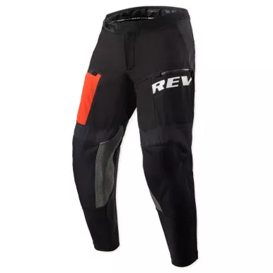 REV'IT! Unisex Lejano Black/Red Short Pants (FPT160-1202)