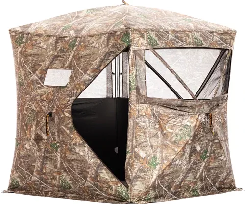Rhino Ground Blind Rb24 3-man – 58″x58″ 270 Deg. View Rt Edge