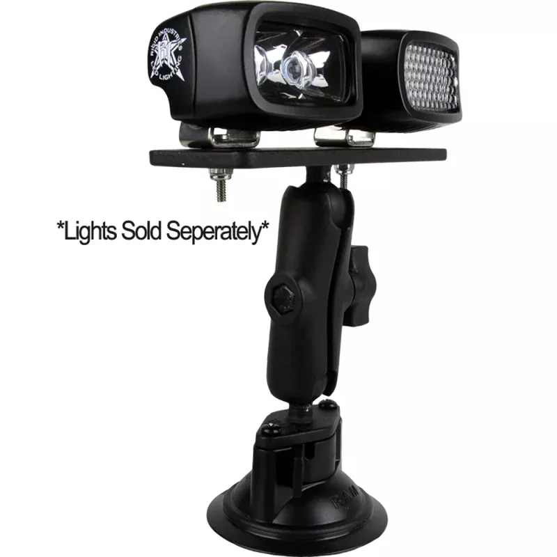 RIGID Industries RAM Suction 3.7 Arm – 6.25 x 2 Plate