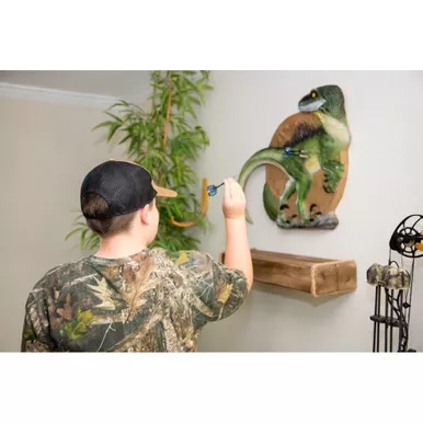 Rinehart 24611 Game Room Dartboard Raptor, Green