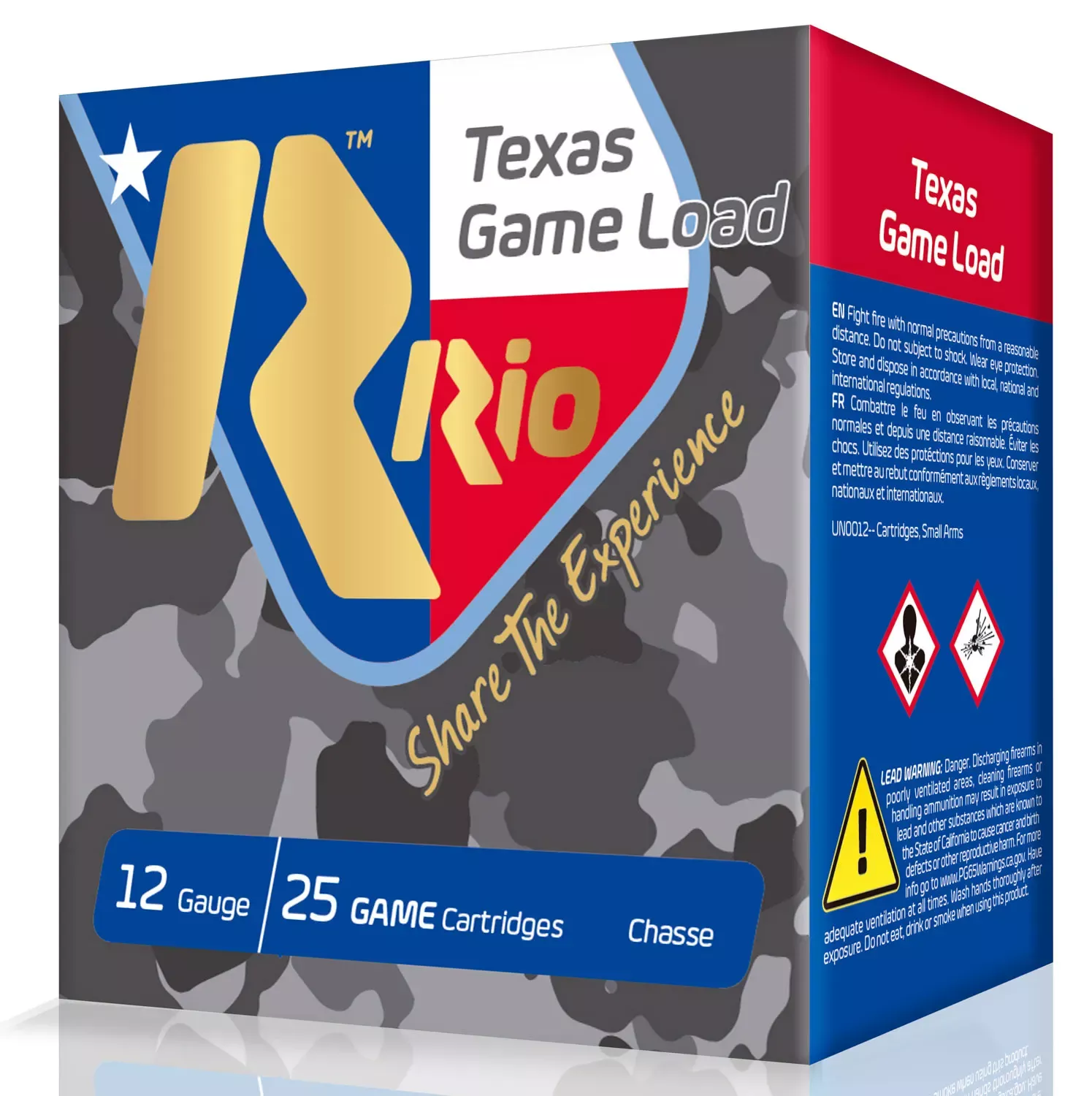 Rio Ammunition Texas Game Load 12 GA 2.75″ 1-1/4 oz. 6 Shot 25/Box