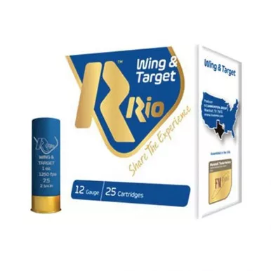RIO Wing & Target 12 Gauge 2-3/4" 8 Shot 1 oz Shotshell 25 Rounds