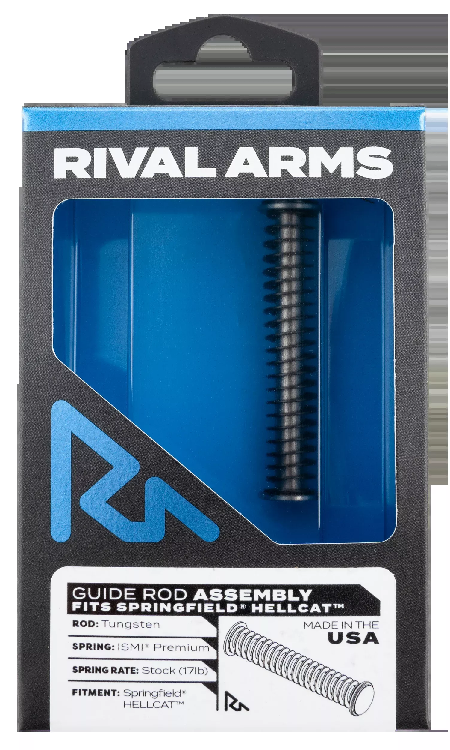 Rival Arms Guide Rod Assembly, Rival Rara50a201tGuide Rod Asm Hellcat Tung