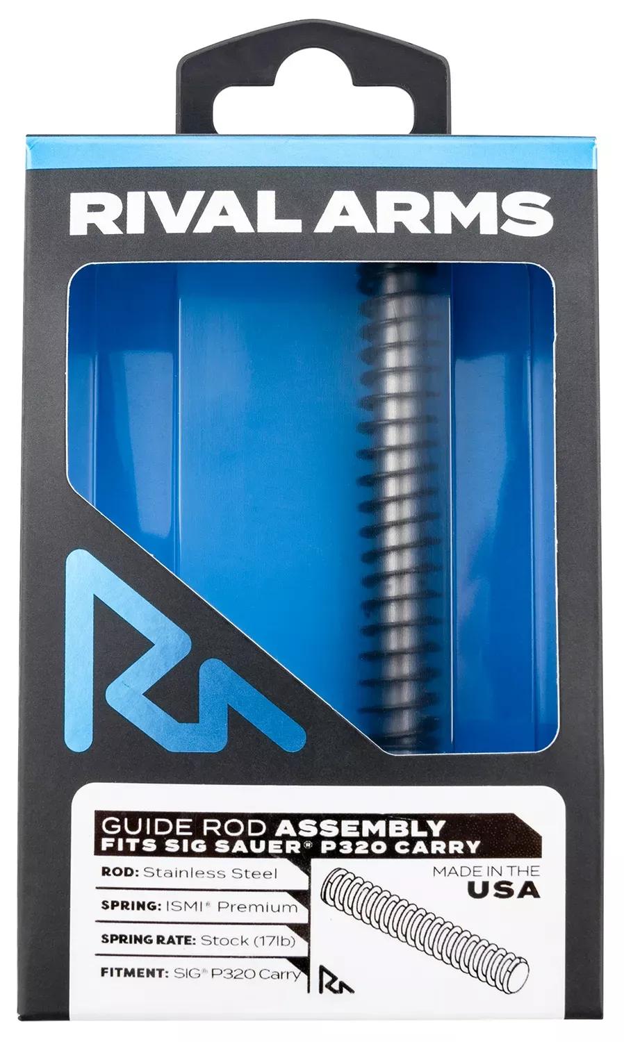 Rival Arms Guide Rod AssemblyStainless Steel for Sig P320 Carry
